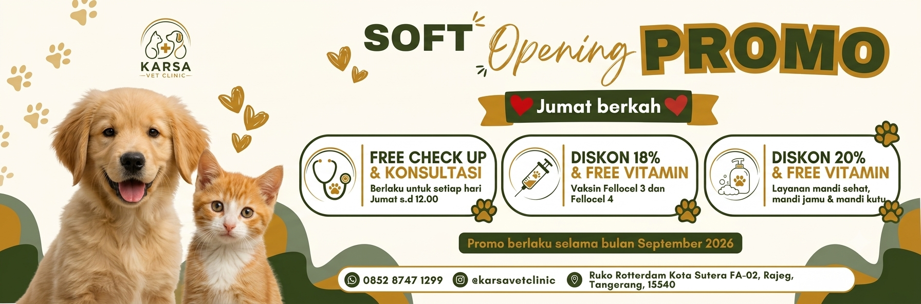 Soft opening